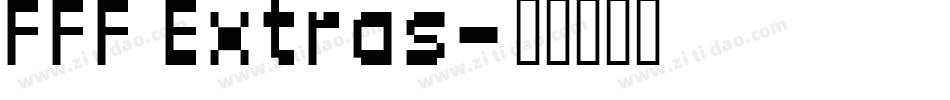 FFF Extras字体转换